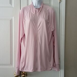 Baleaf  pink zip up lightweight workout lounge sport jacket  Sz 2XL NWOT